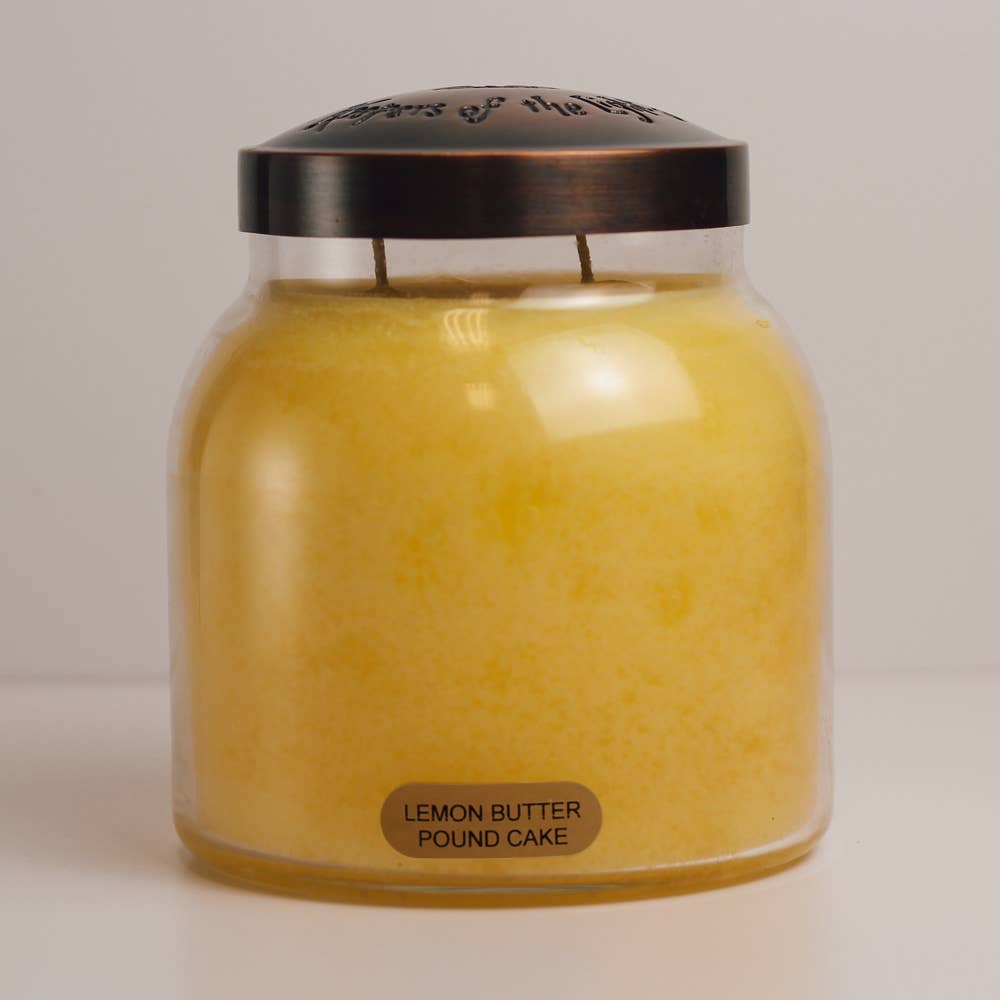 34oz Lemon Butter Pound Cake Papa Jar