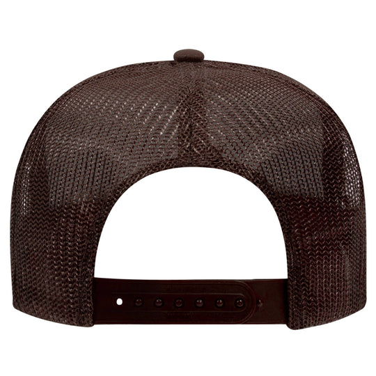 Otto 5-Panel High Crown Foam Trucker Hats, Mesh Back Cap - 39-165: Purple