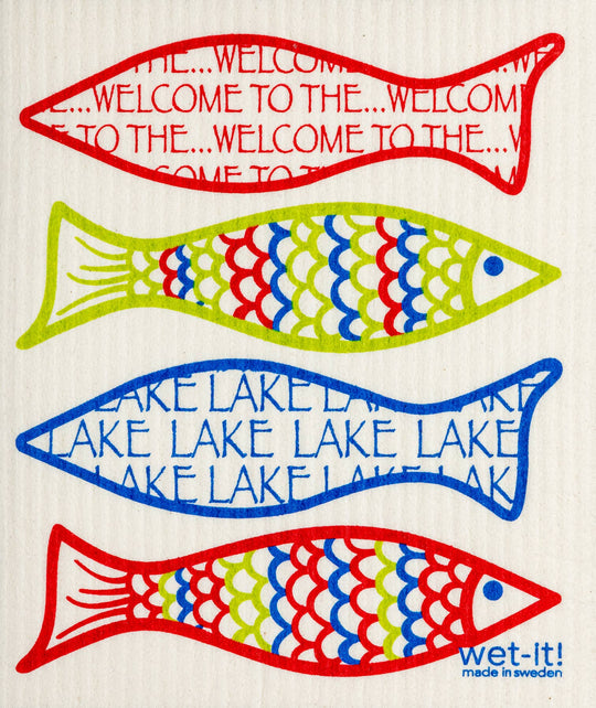 Welcome to the Lake Swedish Cloth