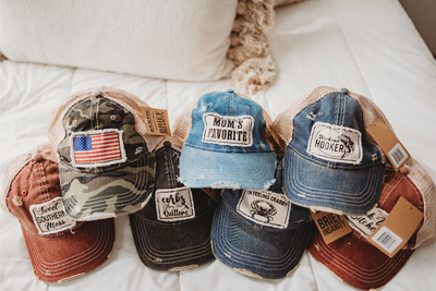 Bigfoot Barbecuing - Vintage Distressed Trucker Adult Hat