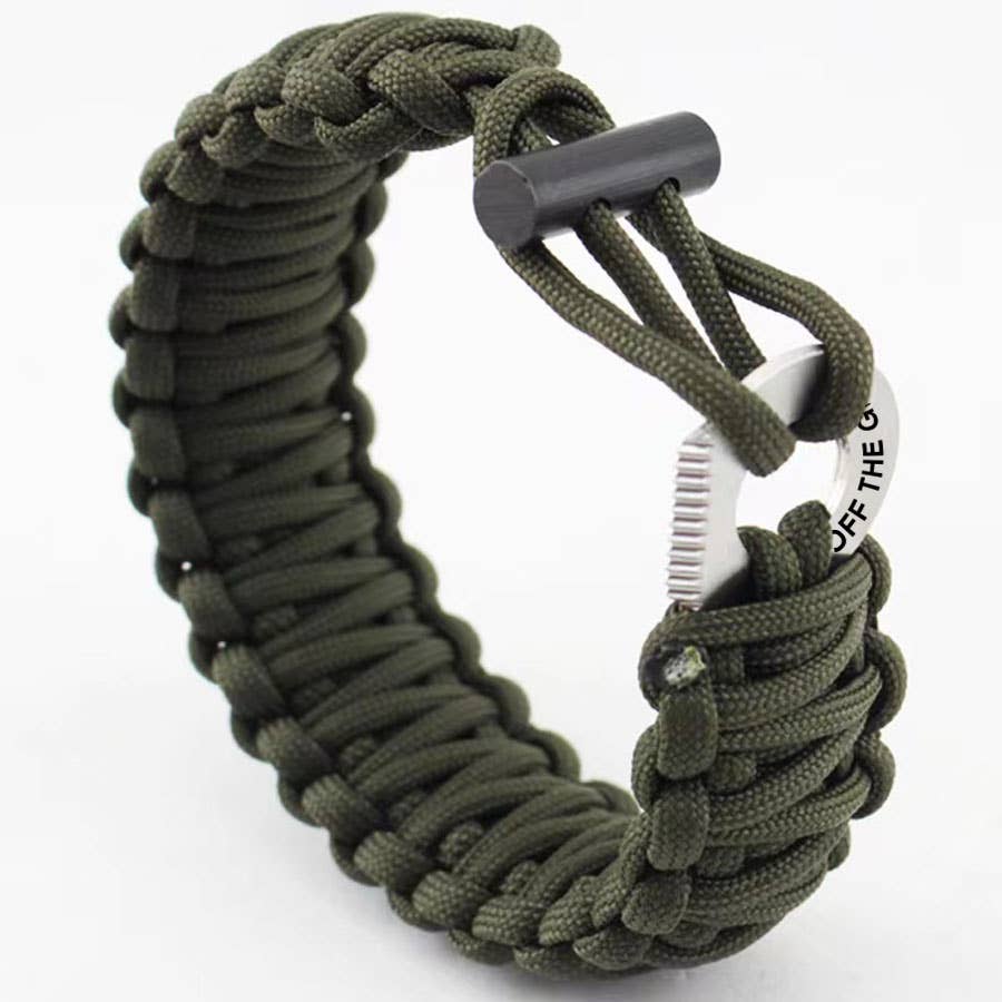 Off-the-Grid Survival Bracelet (16/pk. assortment)