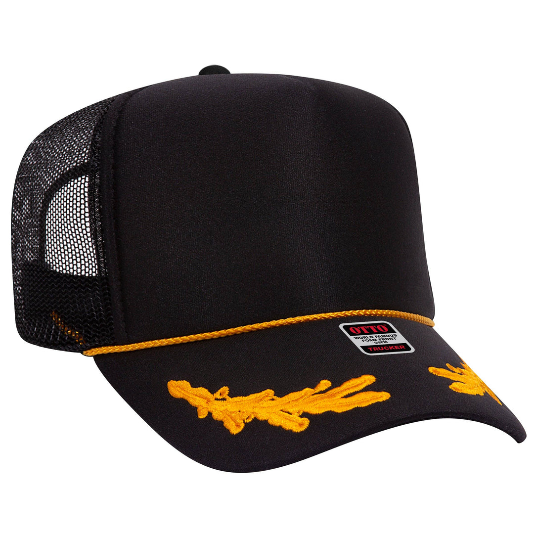 Otto 5-Panel High Crown Foam Trucker Hats, Mesh Back Cap - 39-165: Purple
