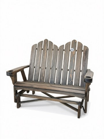 Homestead Amish Reclaimed Oak Double Glider