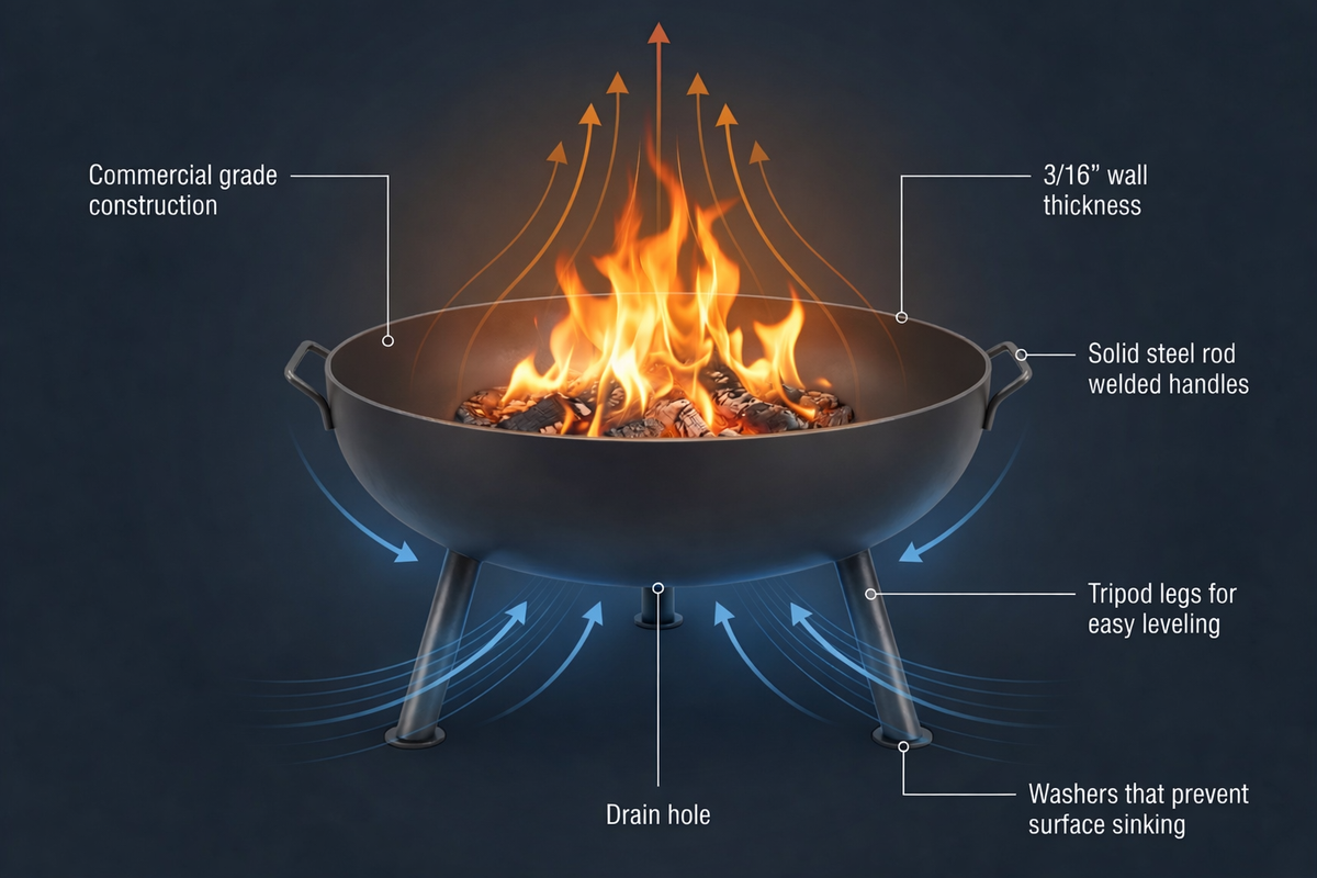 36" Legacy Fire Pit