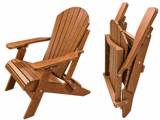 Deluxe Folding Adirondack Chair