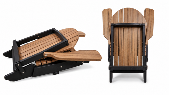 Set of 12 Deluxe Folding Adirondack Chairs Bulk Discount