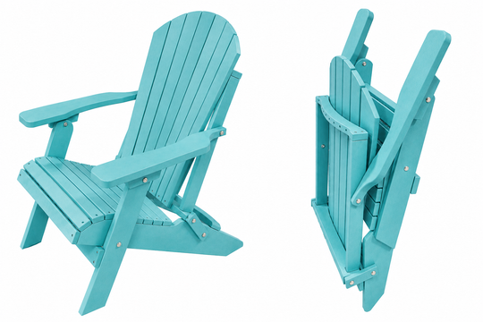 Deluxe Folding Adirondack Chair