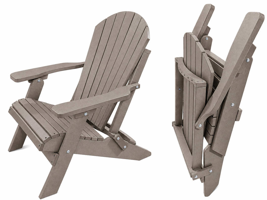 Deluxe Folding Adirondack Chair