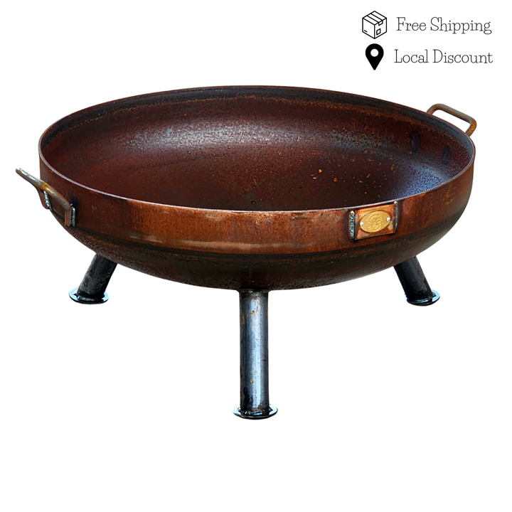 Evergreen Patio Heavy Solid Steel Fire Pit