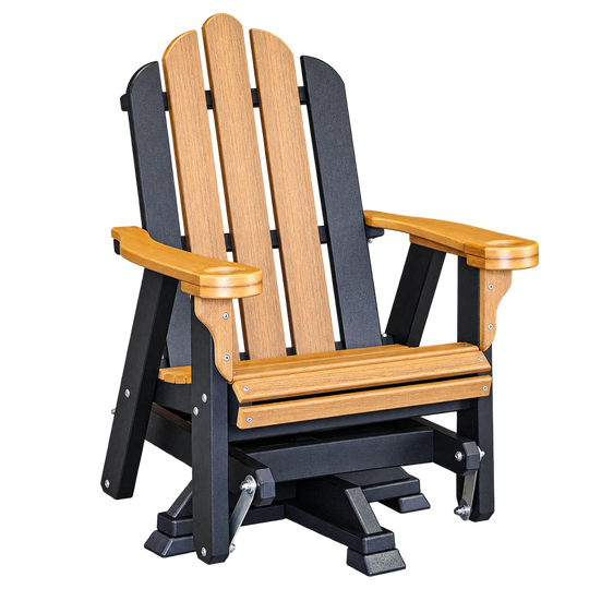 Homestead Amish poly swivel glider on transparent background