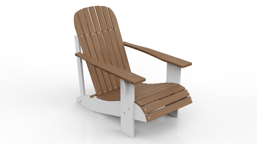 Adirondack Chair in Classic Style. Two Tone Combo