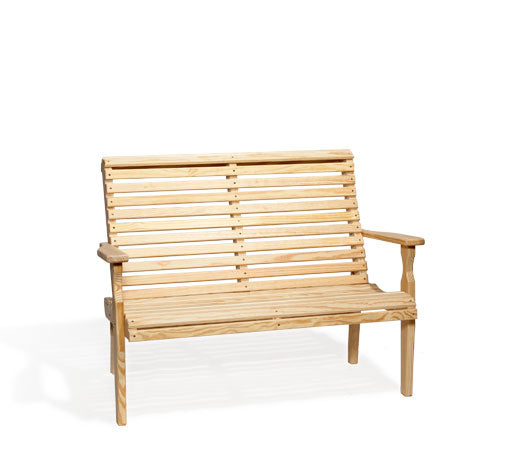 Leisure Lawns 425 4' Roll-Back Bench