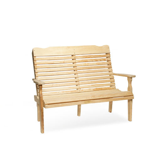 Leisure Lawns 626 6' Curve-Back Bench