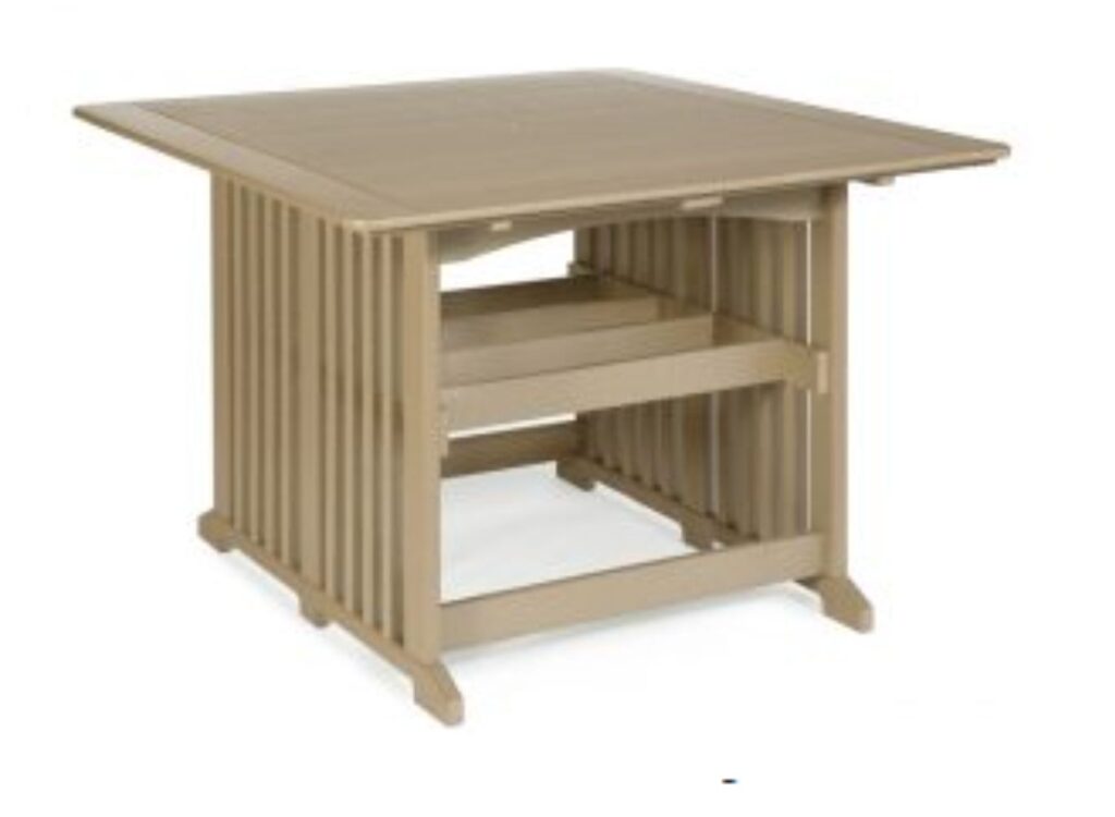 Leisure Lawns 855B 60 inch square bar table