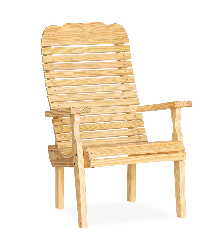 #320 Easy Chair Wood - Wooden Chairs and Rockers