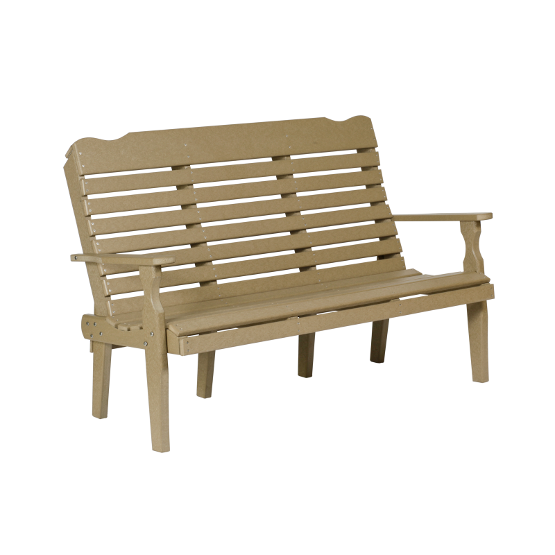 526 5ft curve back bench