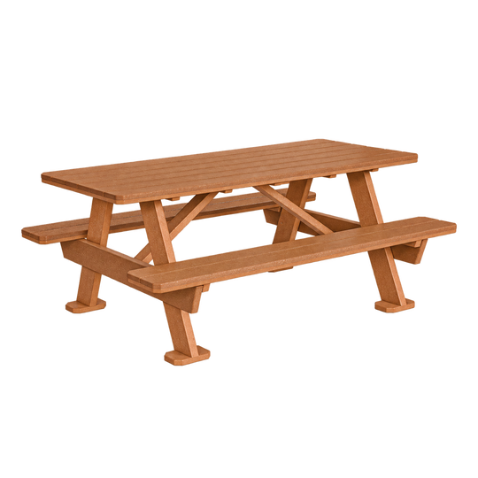 LL876 3' x 6' Picnic Table — Cedar main and frame