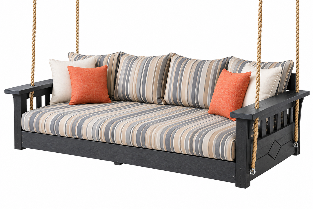 Leisure Lawns 956 Daybed Swing on white background