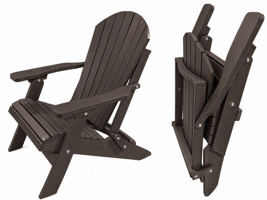 Deluxe Folding Adirondack Chair