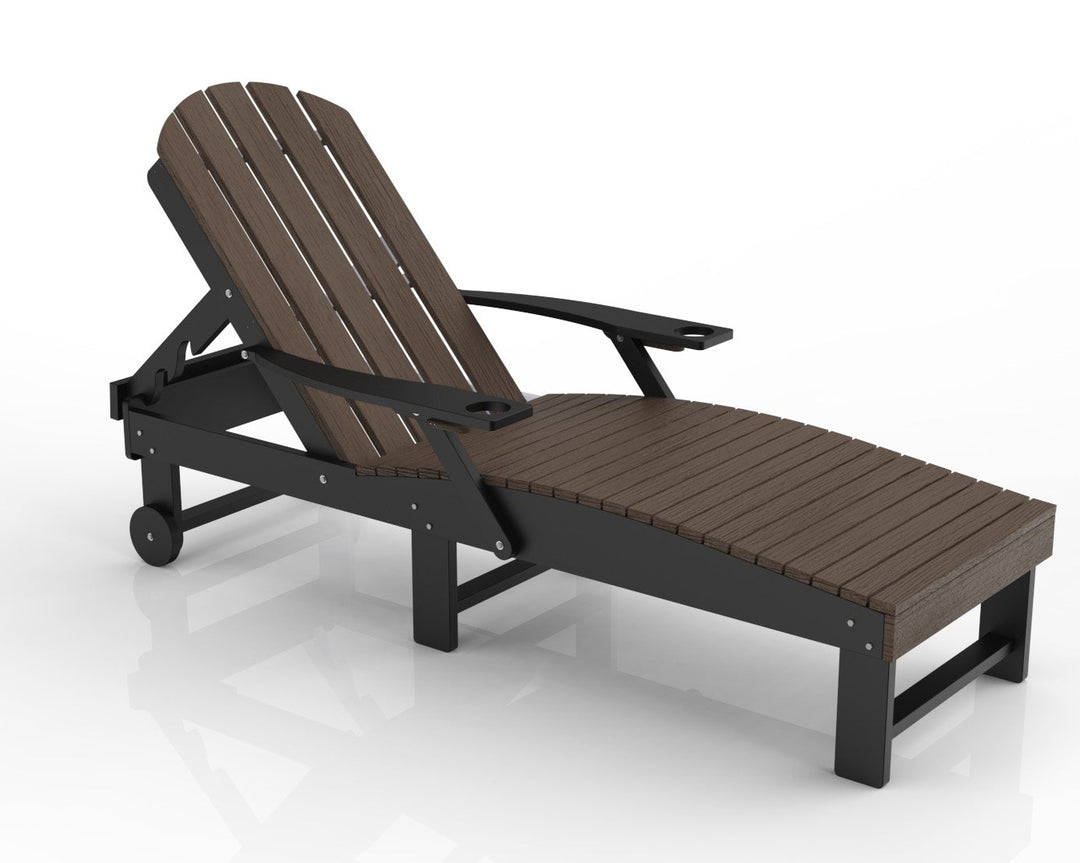 balcony poly chair #color_brazilian-walnut-on-black