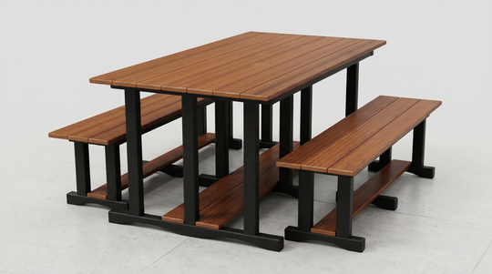 Poly Grove - 3 Piece Picnic Table Set w/ Benches