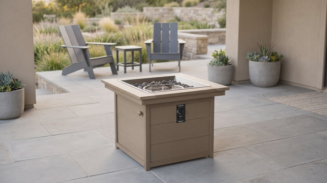 (811) 34" Square Fire Pit