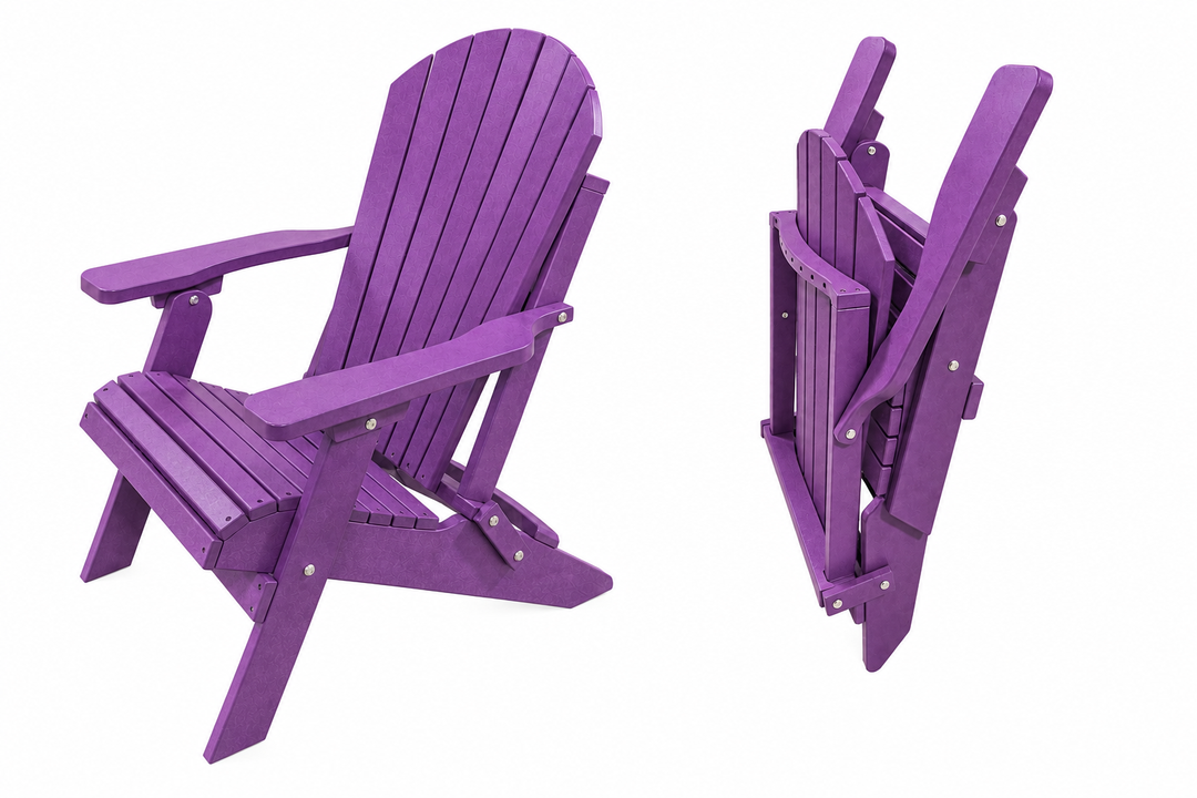 Deluxe Folding Adirondack Chair