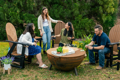 Poly Grove Fire Pit Poly Top