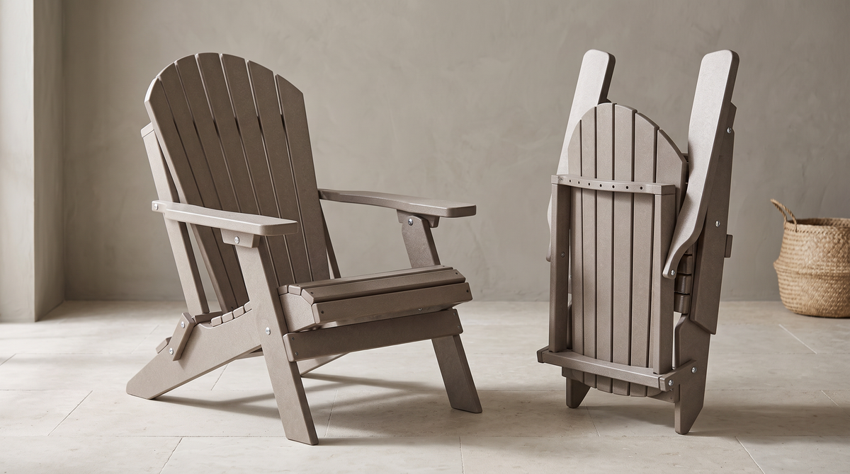 Deluxe Folding Adirondack Chair