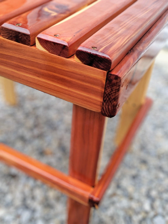 Cedar Side Table - Evergreen Patio