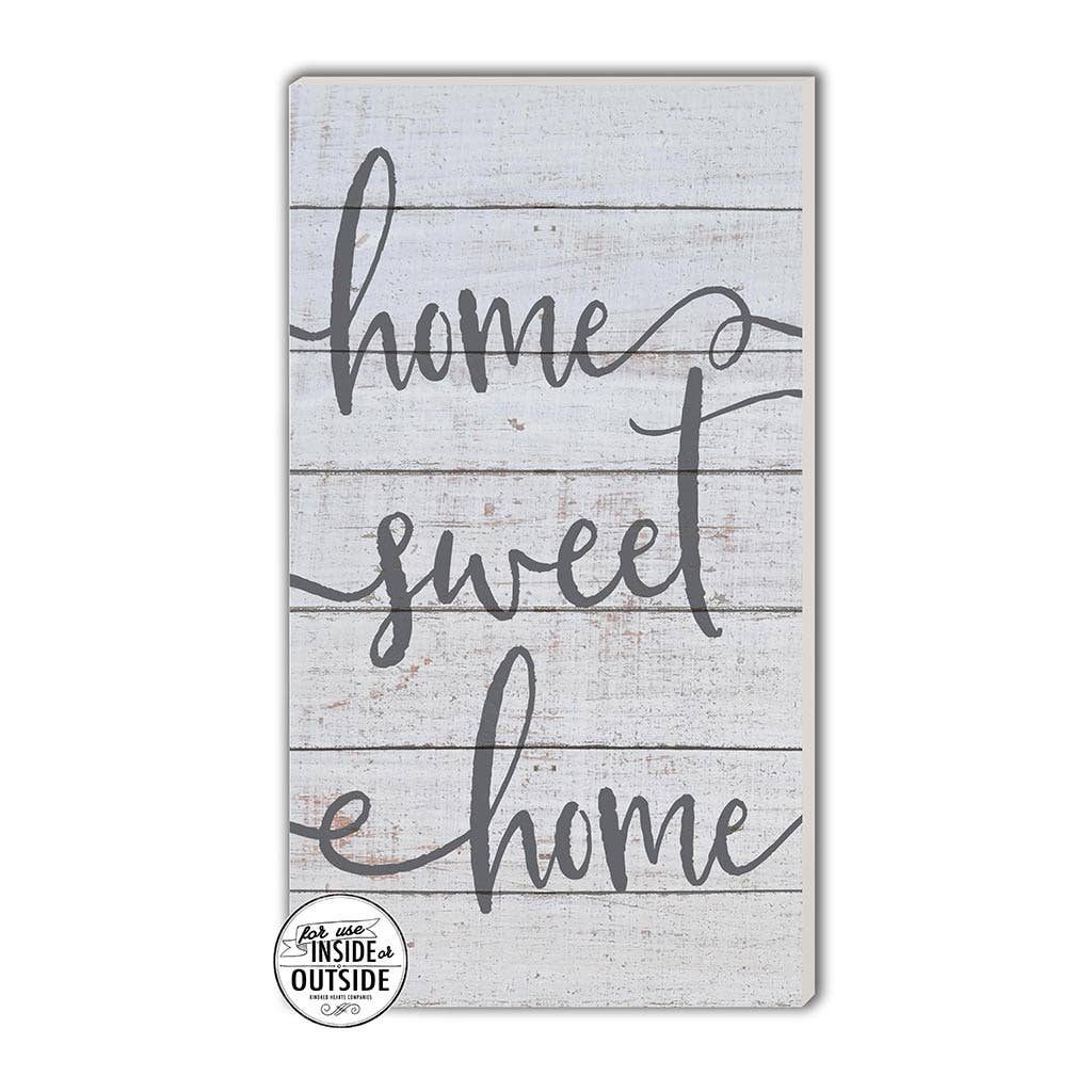 11" x 20" Home Sweet Home Whitewash Indoor/Outdoor Sign