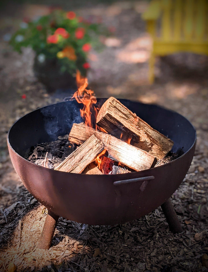Evergreen Patio Heavy Solid Steel Fire Pit