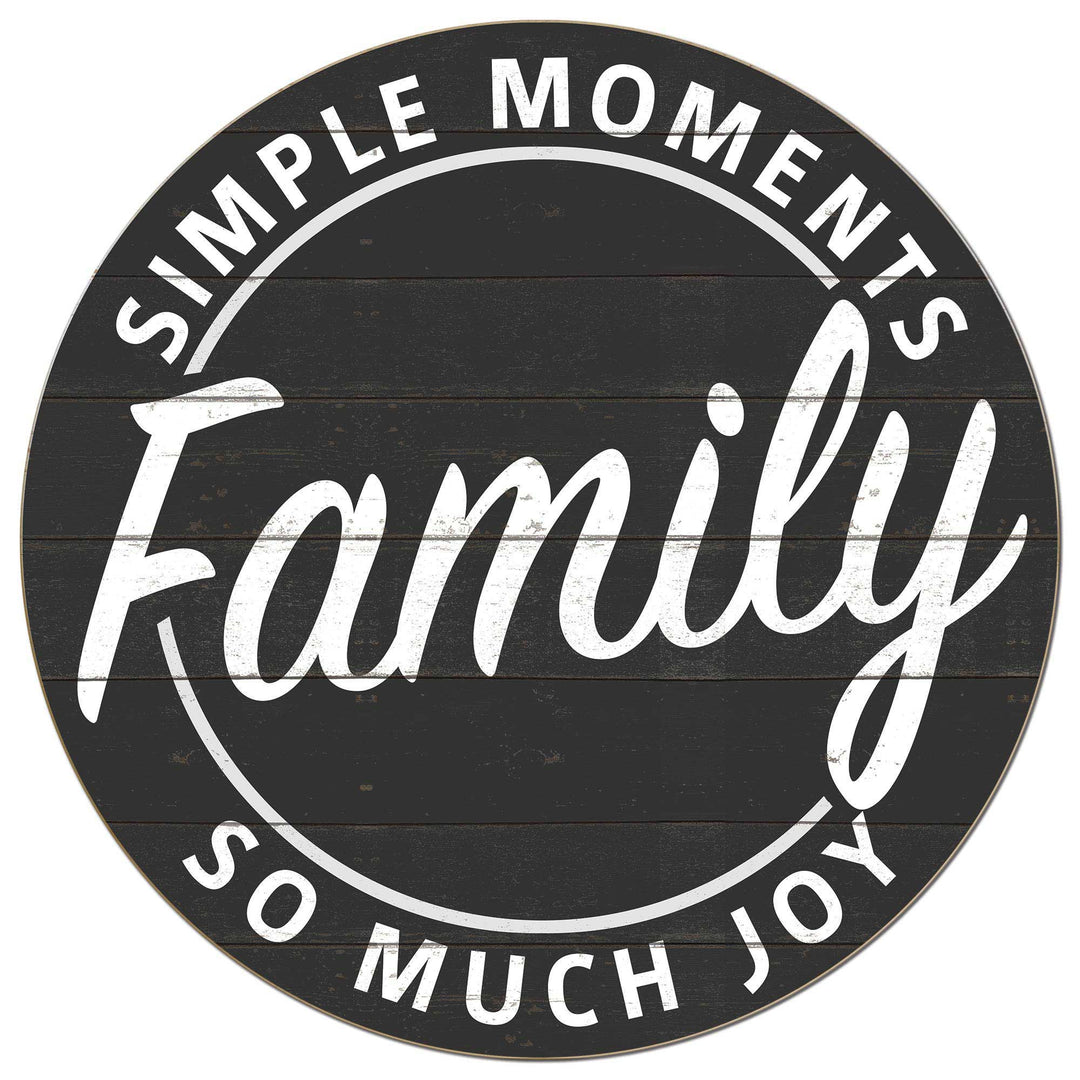 20x20 Simple Moments Family Sign