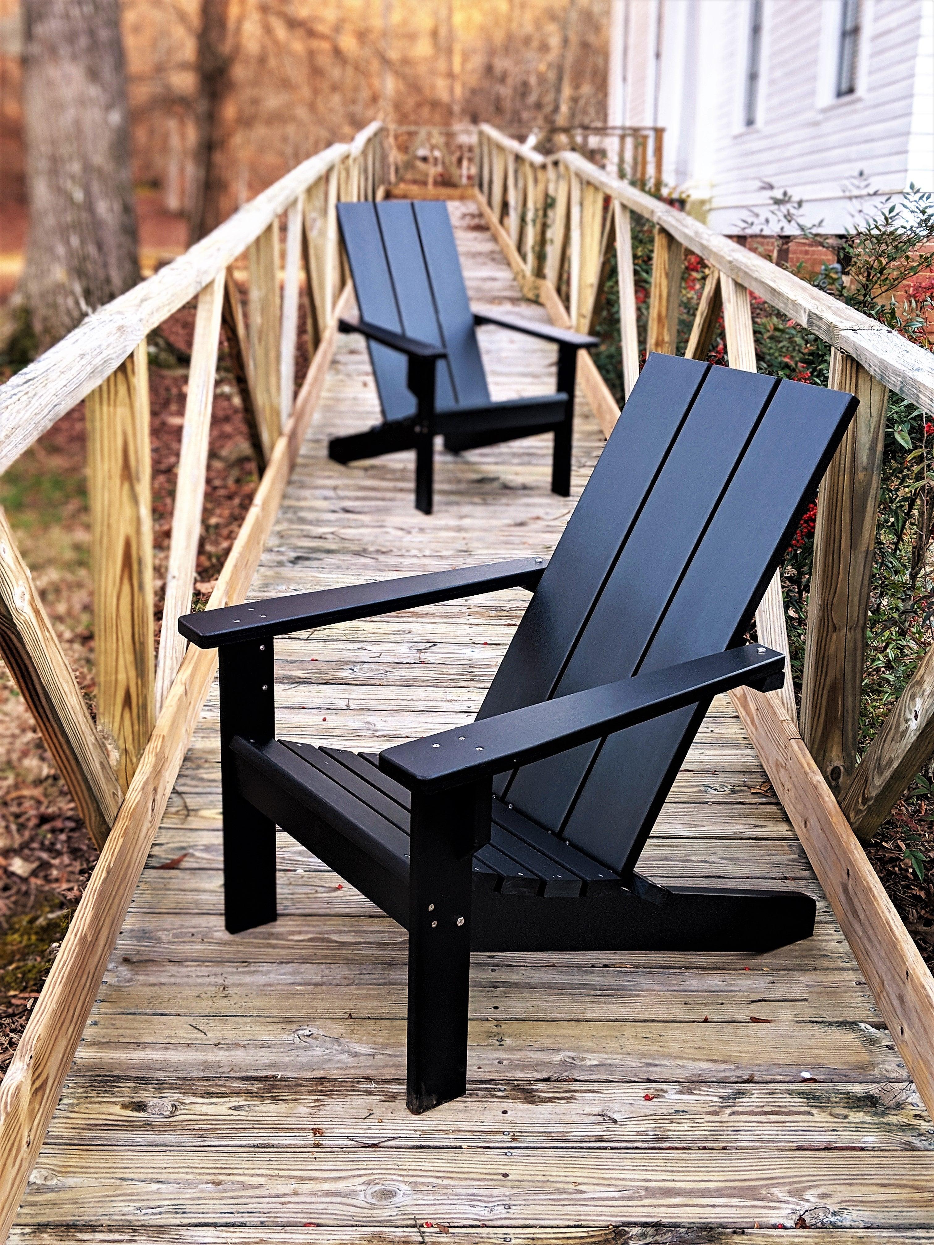 Black adirondack chairs wood new arrivals