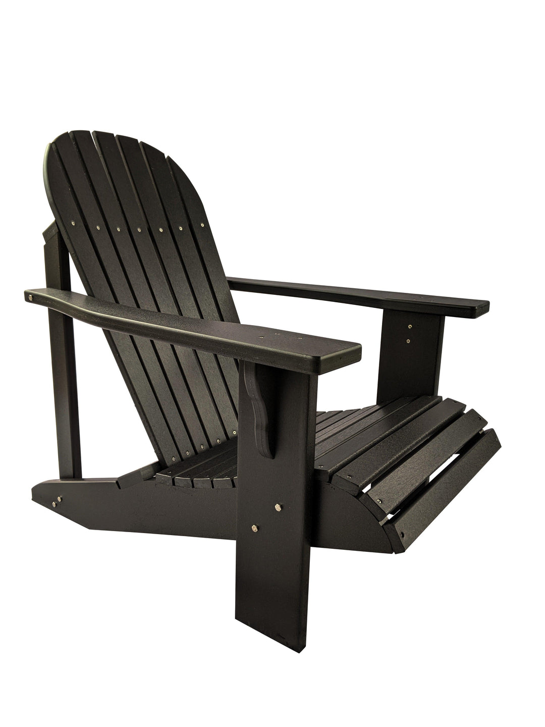 Classic Poly Adirondack Chair - Evergreen Patio #color_black