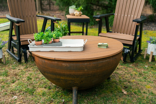 Fire Pit Poly Table Top