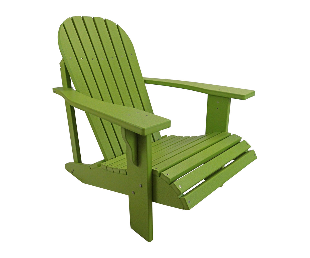 Classic Poly Adirondack Chair - Evergreen Patio #color_lime