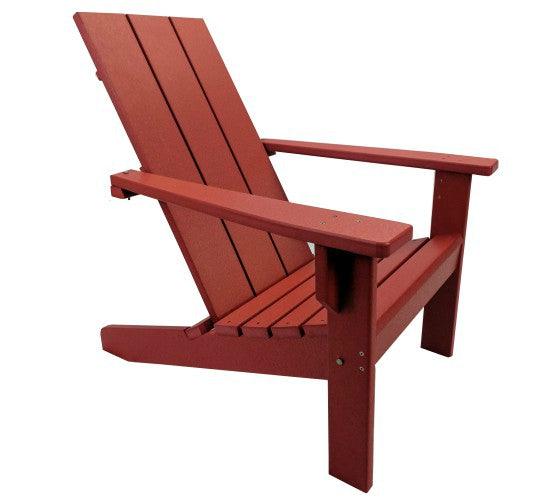 Modern Adirondack Chair - Evergreen Patio #color_barn-red