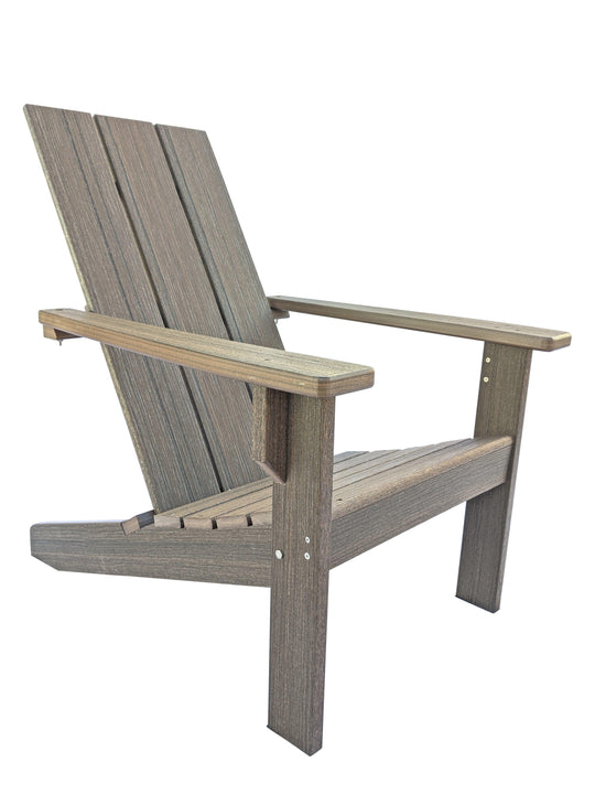 Modern Adirondack Chair - Evergreen Patio #color_brazilian-walnut