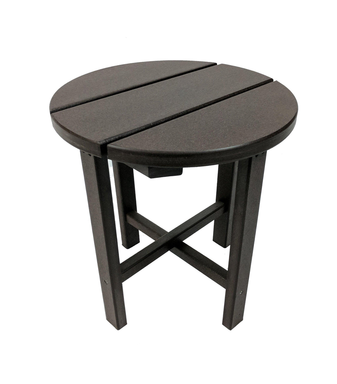 Round Side Poly Table - Evergreen Patio