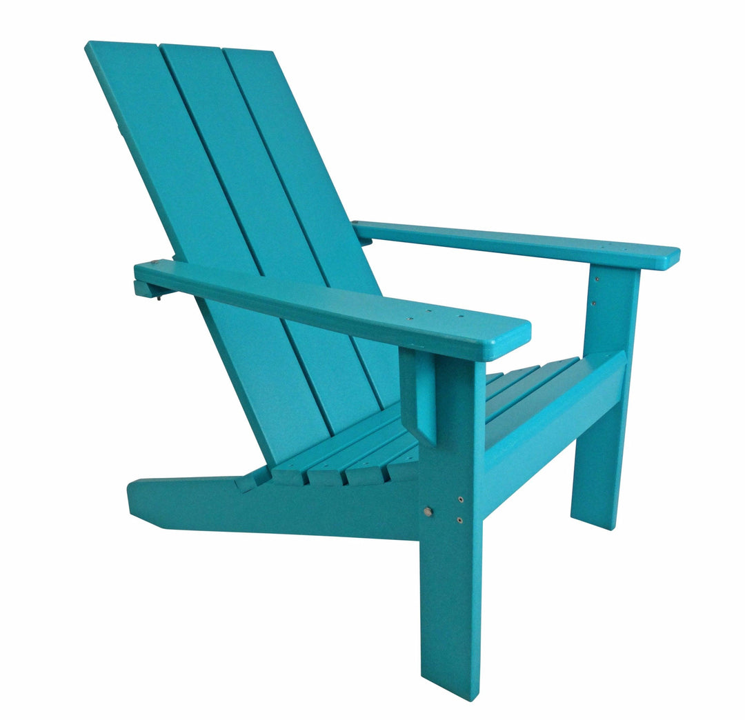 Modern Adirondack Chair - Evergreen Patio #color_aruba