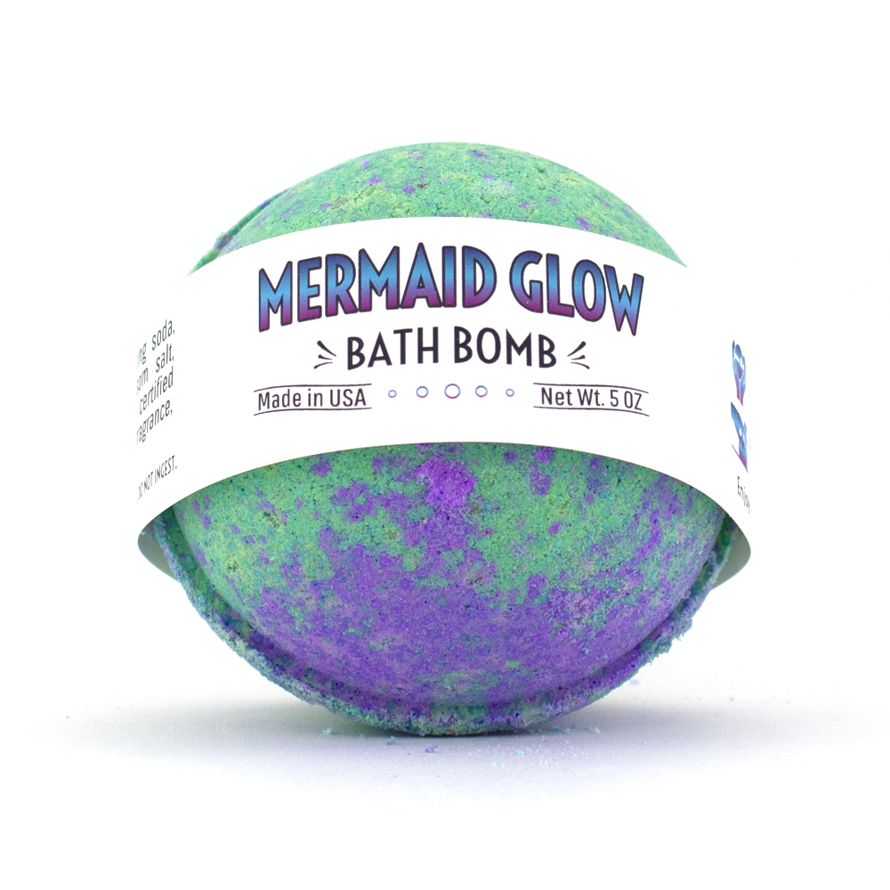 Bath Bomb - Mermaid Glow Glitter