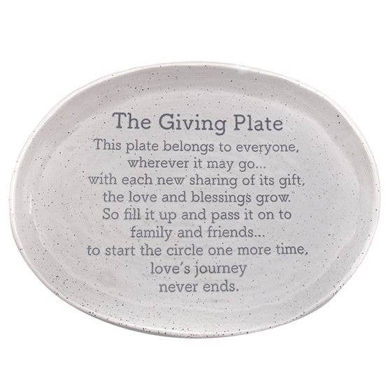 Farmhouse Giving Plate
