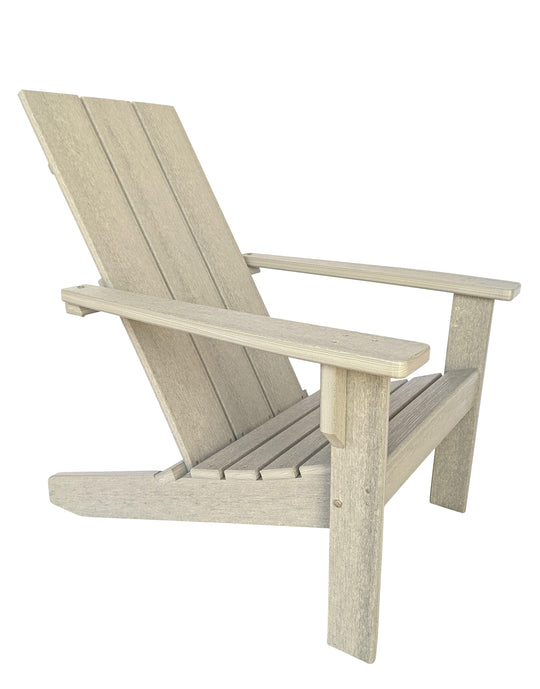 Modern Adirondack Chair - Evergreen Patio #color_driftwood-gray