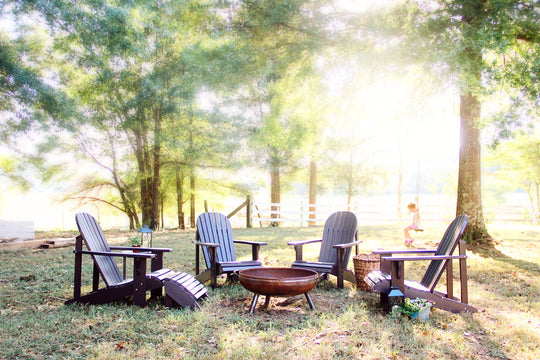 Classic Poly Adirondack Chair - Evergreen Patio #color_mahogany