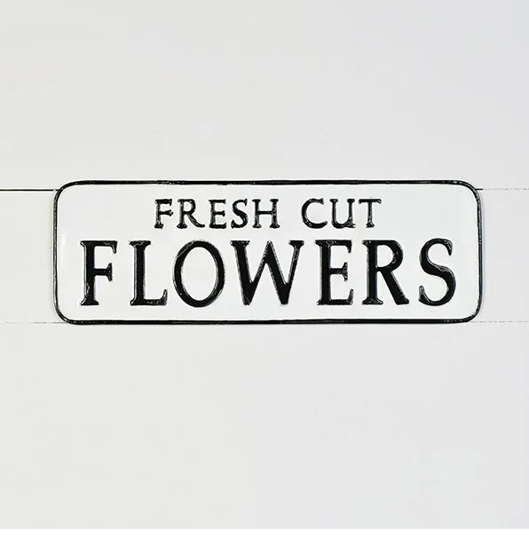 Fresh Cut Flower Sign