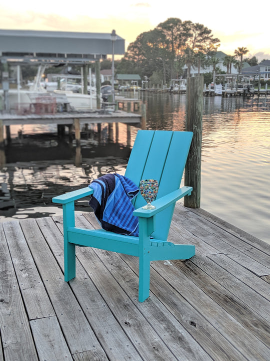 modern adirondack chair #color_aruba