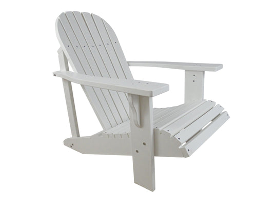 Classic Poly Adirondack Chair - Evergreen Patio #color_white